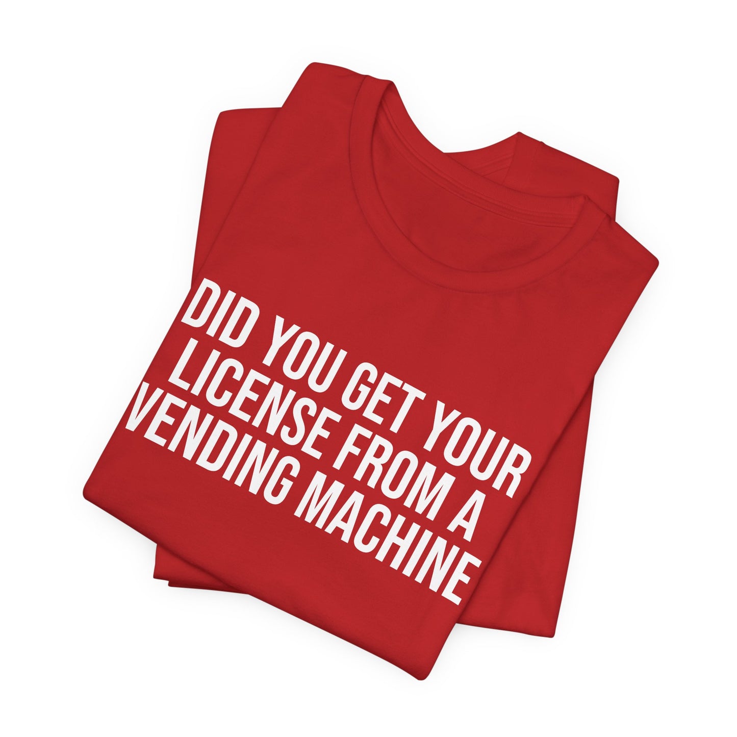 "License vending machine" ChirpTee