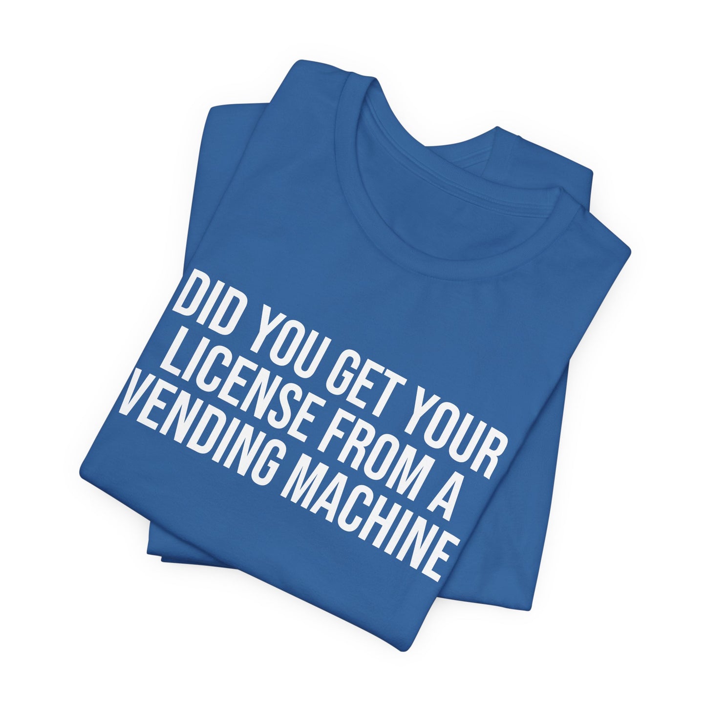 "License vending machine" ChirpTee