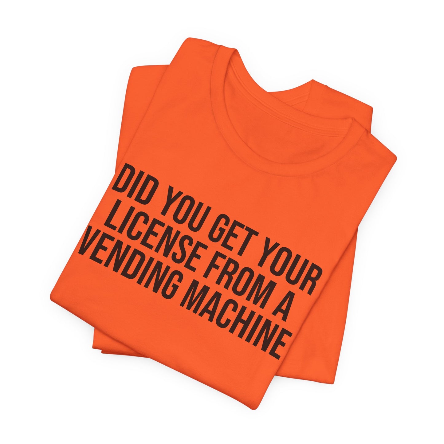 "License vending machine" ChirpTee