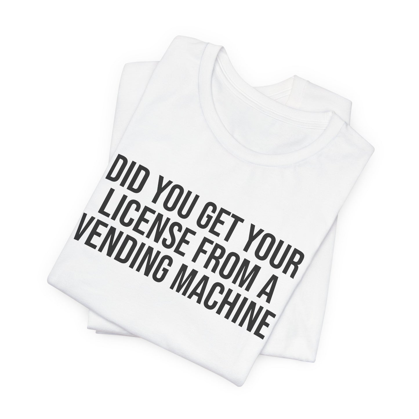 "License vending machine" ChirpTee
