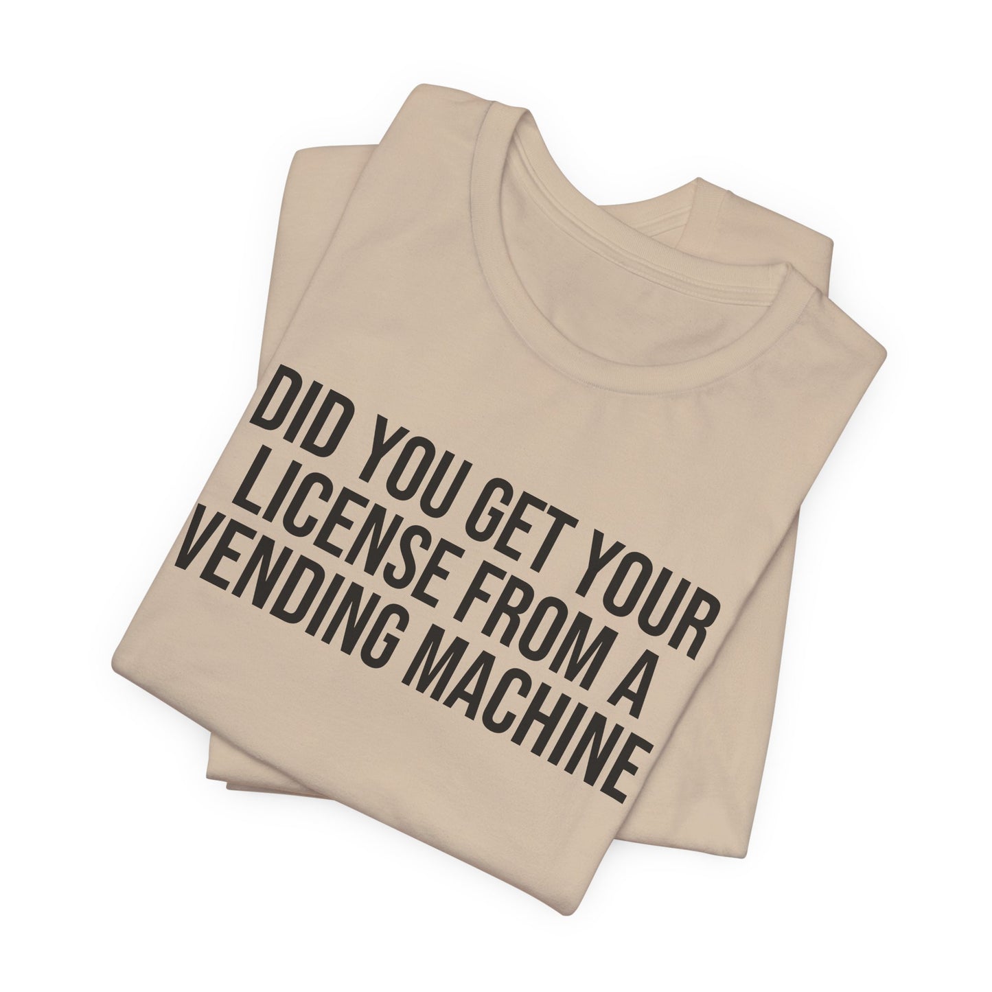 "License vending machine" ChirpTee